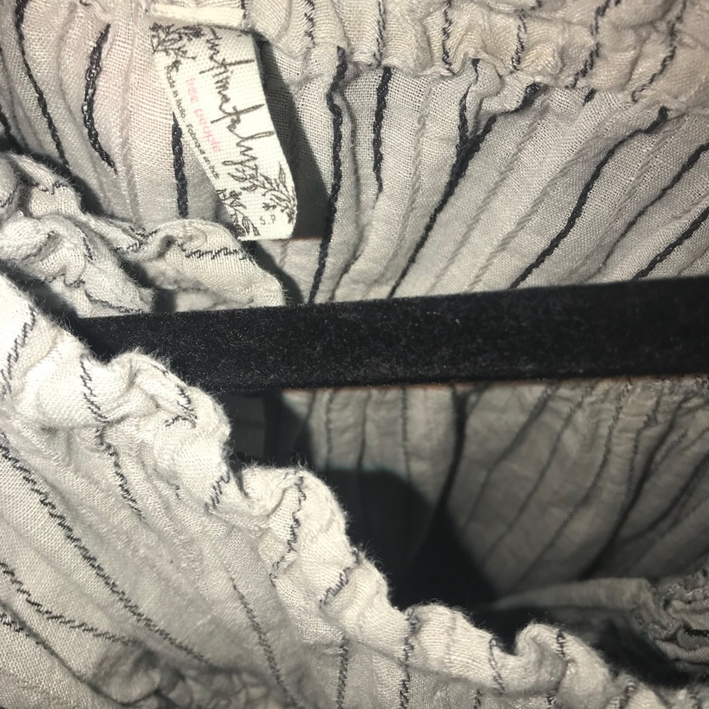 Free people striped jumpsuit